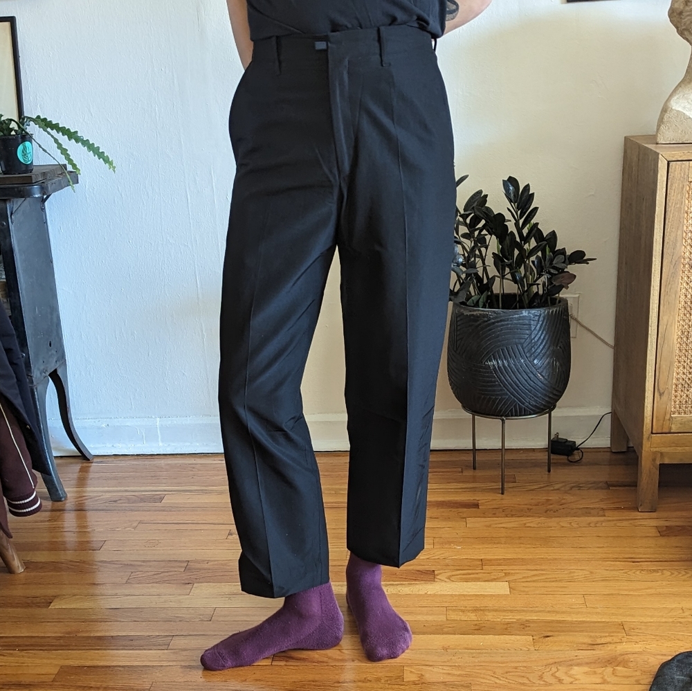 Dries Van Noten Men's Black Pants
